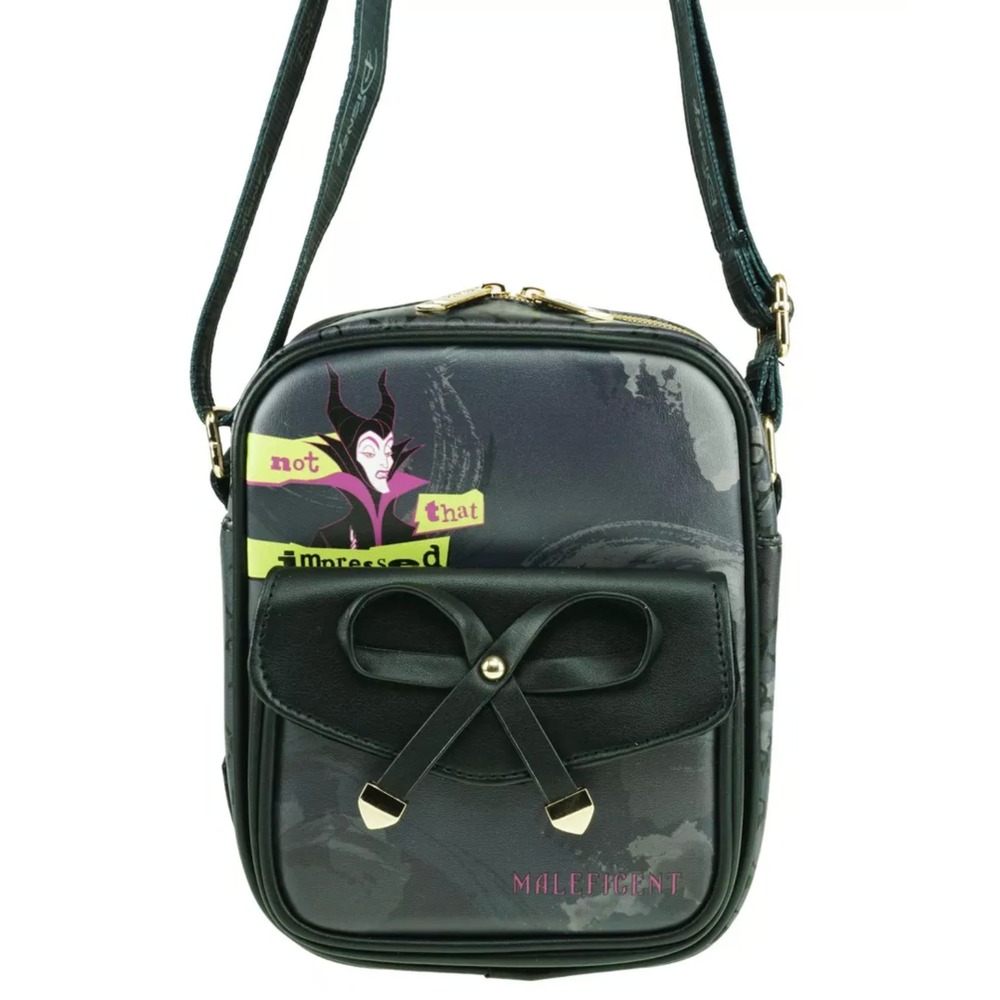 Disney Maleficent Villains 8.5" Crossbody Carry All Bag Lady Shoulder Purse Gift